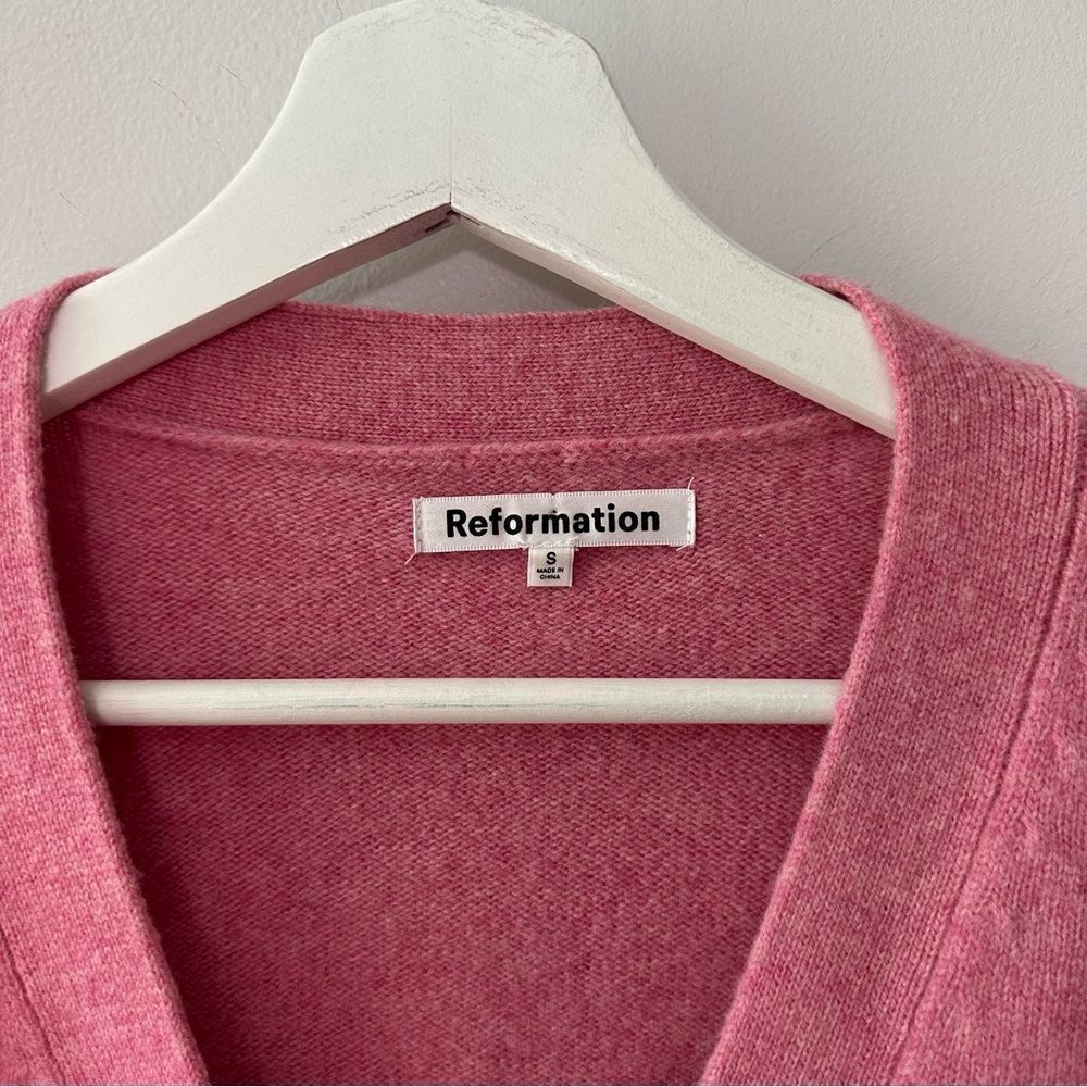 Reformation Val Regenerative Wool Cardigan - Picture 5 of 9